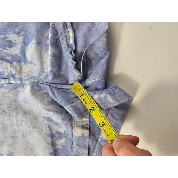 Rag & Bone Portobello Short size 28 tie-dye chambray casual comfort summer - Picture 6 of 9